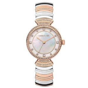 cerruti stainless steel bi-colour women women watch ceciwlg2225104