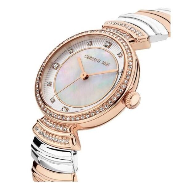 cerruti stainless steel bi-colour women women watch ceciwlg2225104