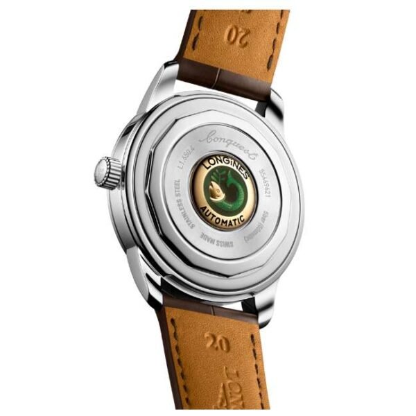 longines leather brown men watch l16504622