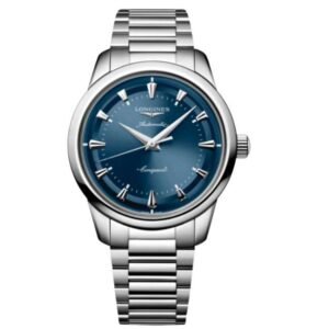 longines stainless steel grey men watch l16504926