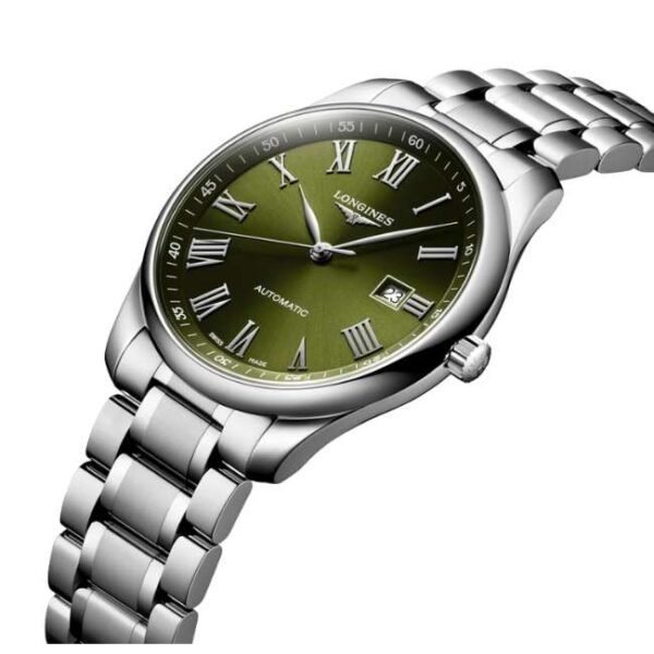 longines stainless steel silver men watch l28934096