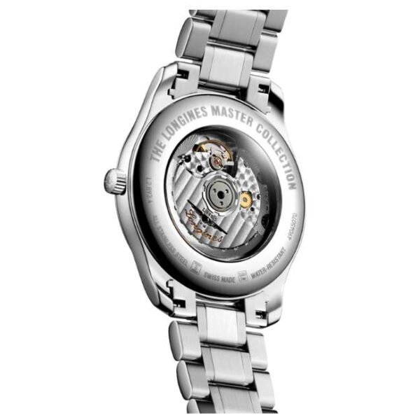 longines stainless steel silver men watch l28934096