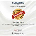 longines leather silver men watch l29094773