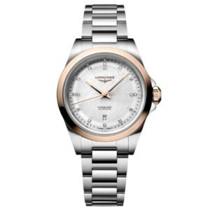 longines stainless steel silver women watch l33205876
