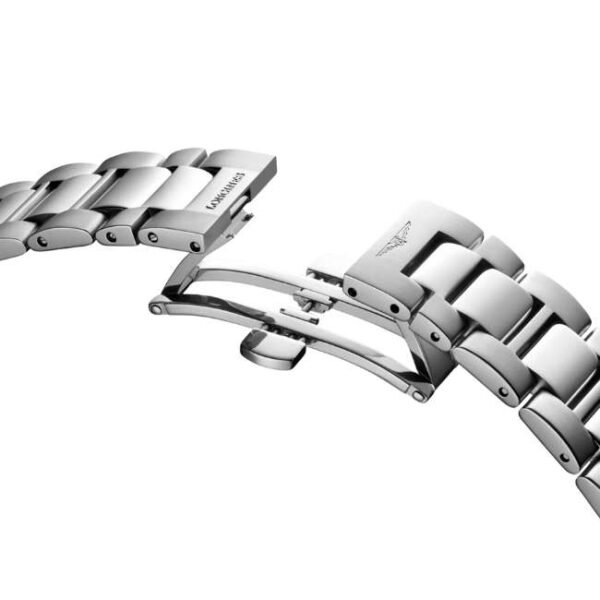 longines stainless steel silver women watch l33764966