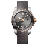 Longines Grey Rubber Men Watch L37813789