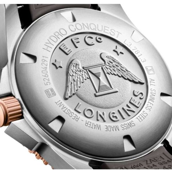 Longines Grey Rubber Men Watch L37813789