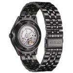 citizen stainless steel black men watch nh8395-77e