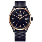 citizen stainless steel black men watch nh8396-82e