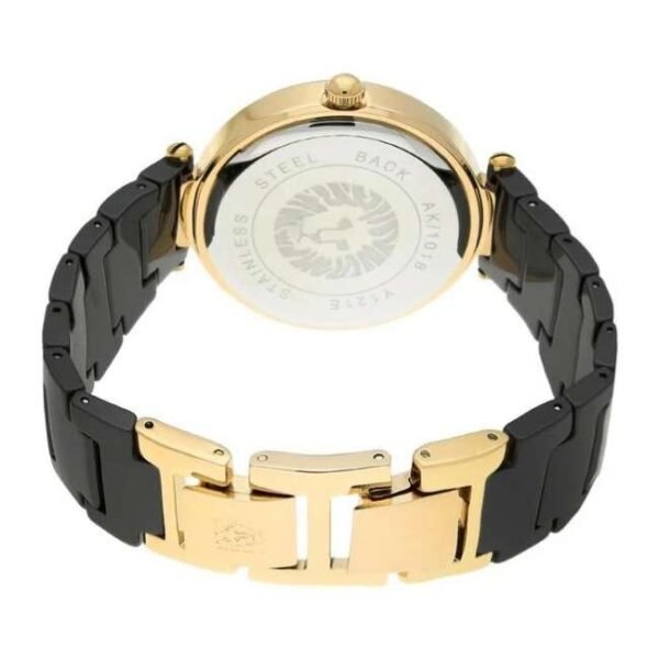 anne klien ceramic black women watch ntak1018rgbk