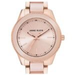 anne klien stainless steel blue women watch ntak3214lprg