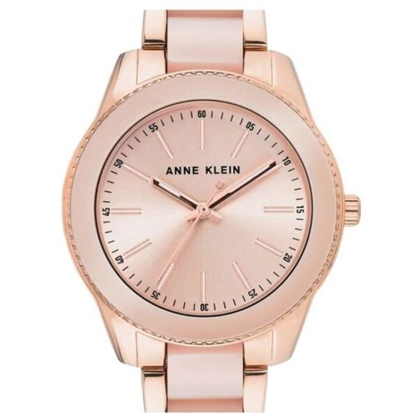 anne klien stainless steel blue women watch ntak3214lprg