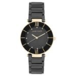 anne klien ceramic black women watch ntak3266bkrg