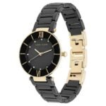 anne klien ceramic black women watch ntak3266bkrg