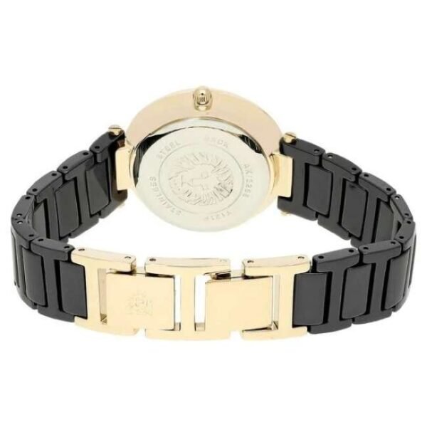 anne klien ceramic black women watch ntak3266bkrg