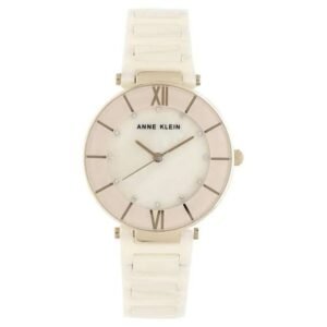 anne klien ceramic pink women watch ntak3266lprg
