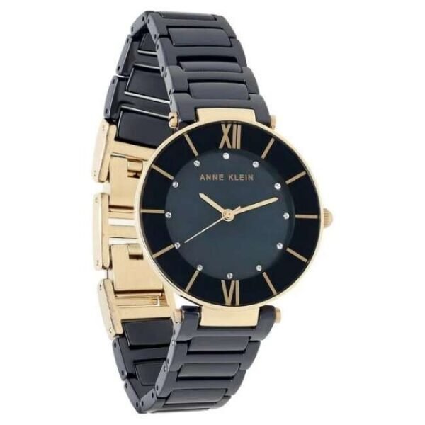 anne klien ceramic blue women watch ntak3266nvrg