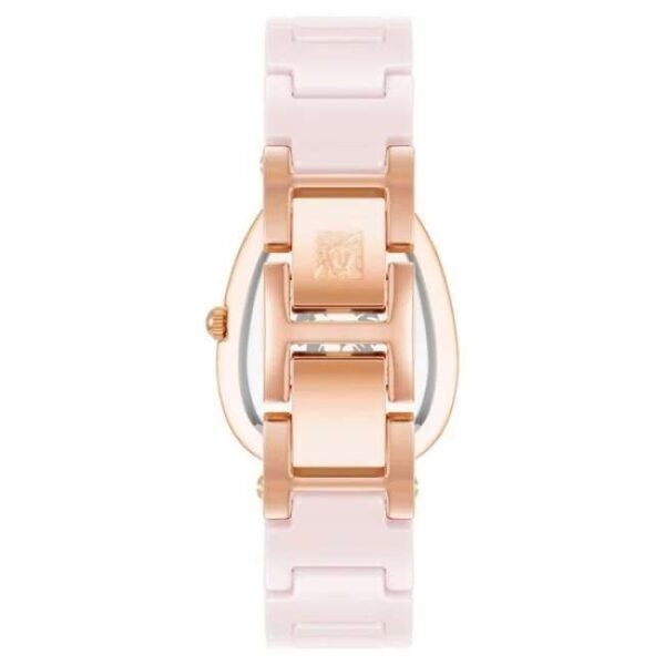 anne klien ceramic pink & rose gold women watch ntak5012rgbh