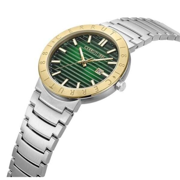 cerruti stainless steel silver men men watch ntceciwga0043104