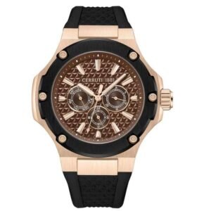 cerruti silicon black men men watch ntceciwgq0018703