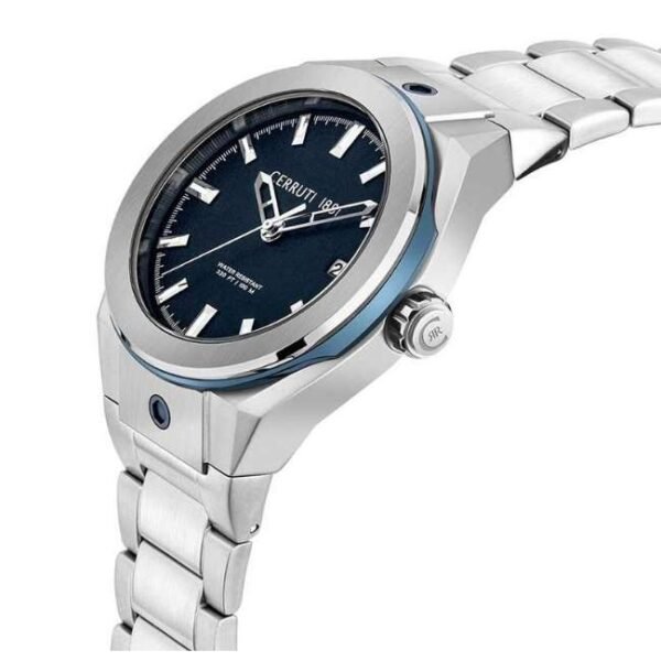 cerruti stainless steel silver men men watch ntcecra29010