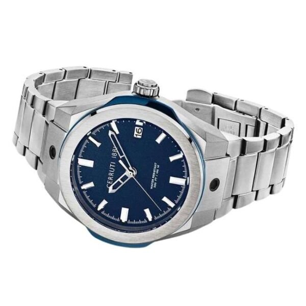 cerruti stainless steel silver men men watch ntcecra29010