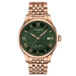 tissot le locle stainless steel rose gold men watch t0064073309300