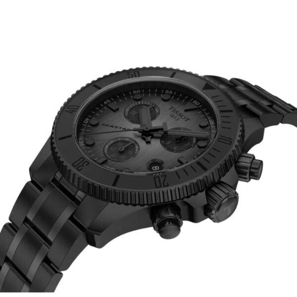 Tissot Seastar 1000 Stainless Steel Black Men Watch T1202173306100