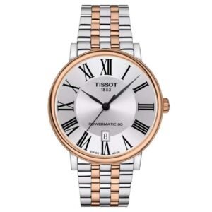 tissot t-classic stainless steel two tone men watch t1224072203300