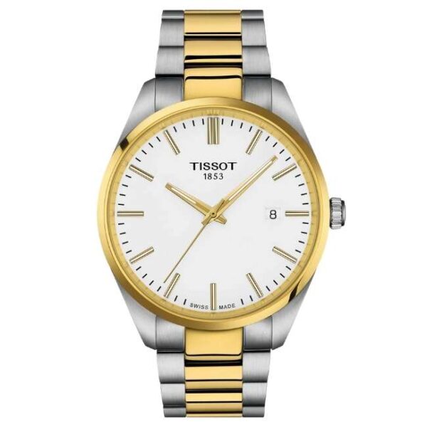Tissot Pr 100 Stainless Steel Two Tone Men Watch T1504102201100