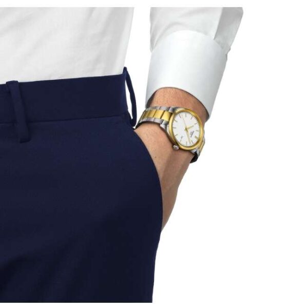 Tissot Pr 100 Stainless Steel Two Tone Men Watch T1504102201100