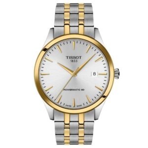 tissot classic dream stainless steel two tone men watch t1584072203100