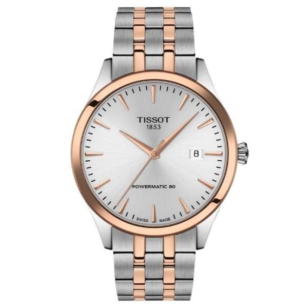 tissot classic dream stainless steel two tone men watch t1584072203101