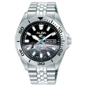 Alba Moon Stainless Steel Silver Men Watch AV3591X2