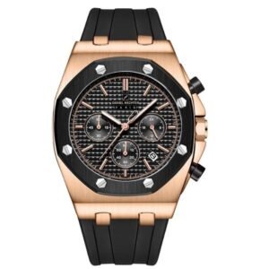 Daniel Hechter Leather Black Men Watch DHM1005-03