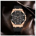 Daniel Hechter Leather Black Men Watch DHM1005-03