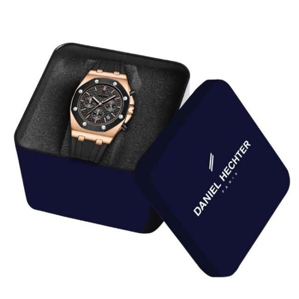 Daniel Hechter Leather Black Men Watch DHM1005-03