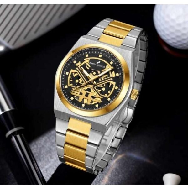 Daniel Hechter Stainless Steel Two Tone Men Watch DHM1031-33