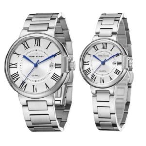 Daniel Hechter Stainless Steel Silver Couple Watch DHP-1001-11