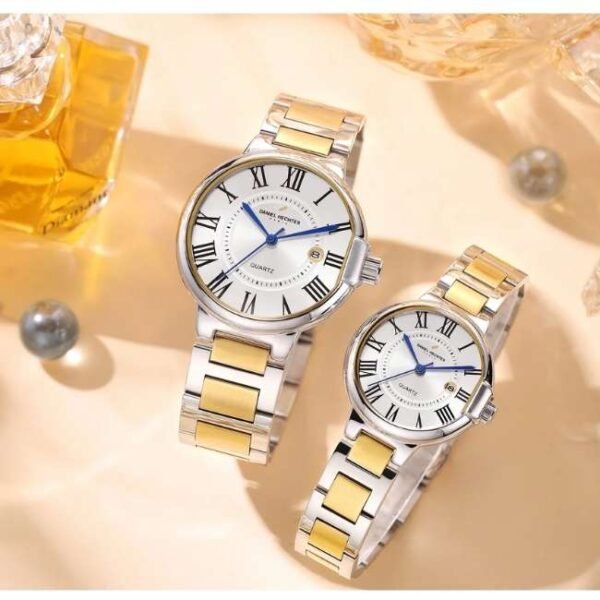 Daniel Hechter Stainless Steel Two Tone Unisex Watch DHP-1001-22