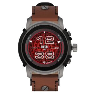 Diesel Leather Brown Men Watch DZT2043