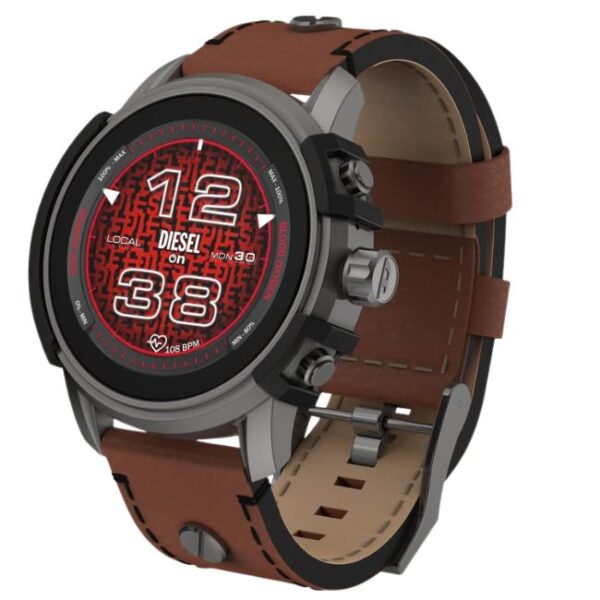 Diesel Leather Brown Men Watch DZT2043