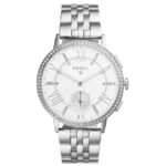 Fosiil Q Stainless Steel Silver Women Watch FTW1105