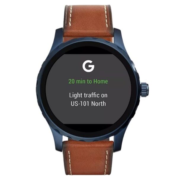 Fosiil Q Leather Brown Men Watch FTW2106