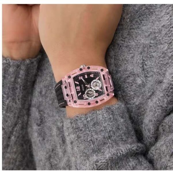 Guess Silicon Black Men Watch GW0032G3