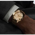 Guess Stainless Steel Gold Men Watch GW0727G1