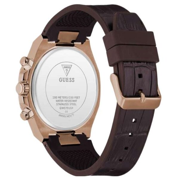 Guess Silicon Brown Men Watch GW0791G4