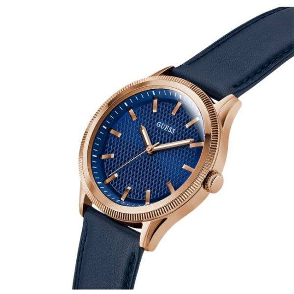 Guess Leather Navy Men Watch GW0846G2