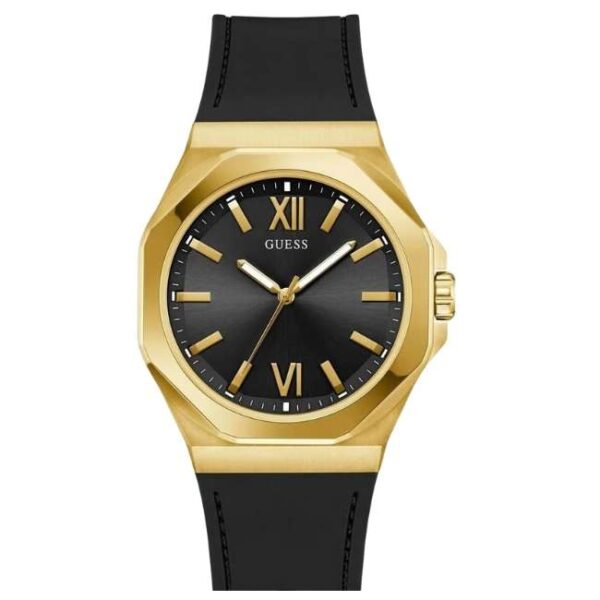 Guess Silicon Black Men Watch GW0850G2