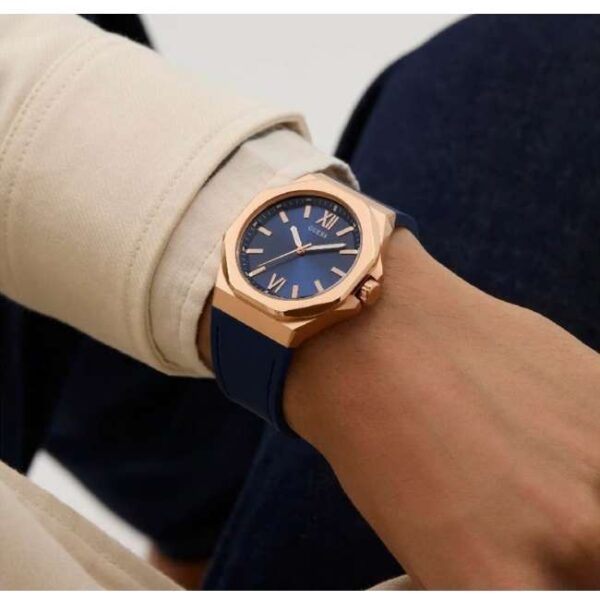 Guess Silicon Blue Men Watch GW0850G3